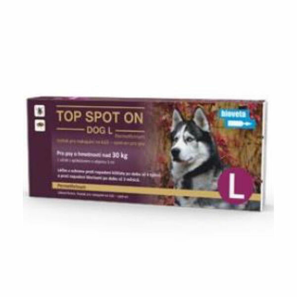 BIOVETA Top spot on Dog L 1x3ml (nad 30kg) porovnat ceny