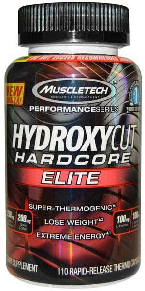 MuscleTech Hydroxycut Hardcore Elite unflavored 110 kapslí porovnat ceny