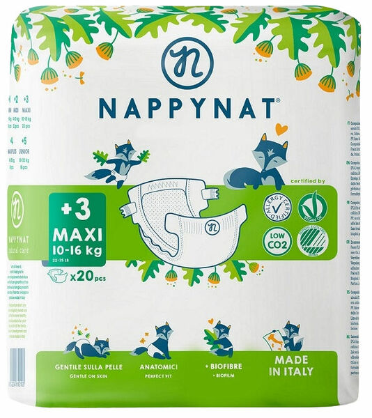 Nappynat natural care  Plenky Nappynat Maxi 10 - 16 kg (20 ks) porovnat ceny