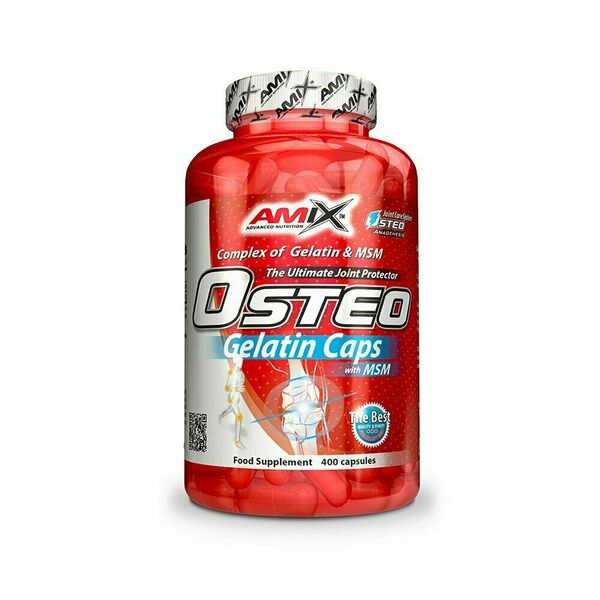 Amix Osteo Gelatin + MSM, 400 kapslí porovnat ceny