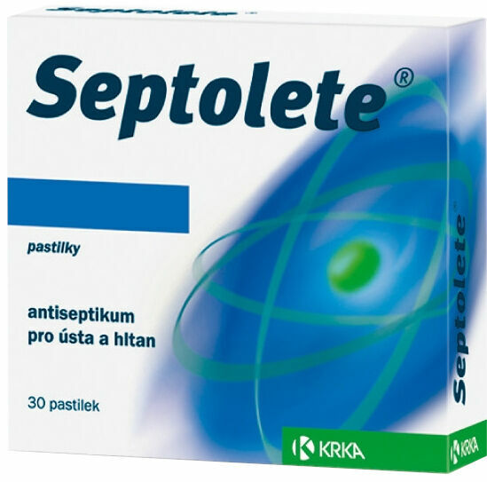 Septolete Menthol 1mg II pastilky 30ks porovnat ceny