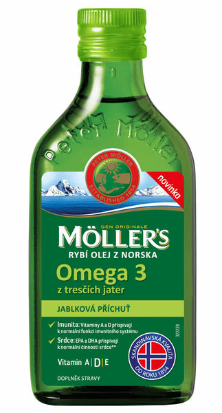 Möllers  Möller’s Omega 3 rybí olej Jablko 250ml porovnat ceny
