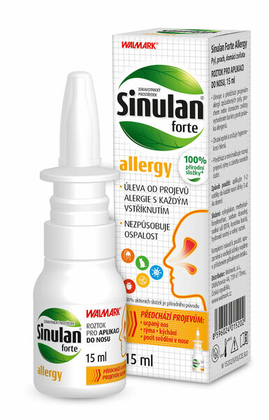 Walmark Sinulan Forte allergy nosní sprej 15ml porovnat ceny