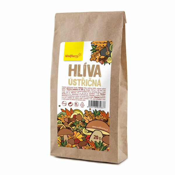 WOLFBERRY Hlíva ústřičná - sušené houby 20 g porovnat ceny