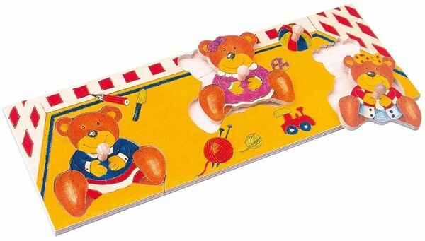 Bino  Puzzle na desce - medvědi porovnat ceny