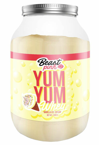 GymBeam  BeastPink Yum Yum Whey 1000 g vanilla ice cream porovnat ceny
