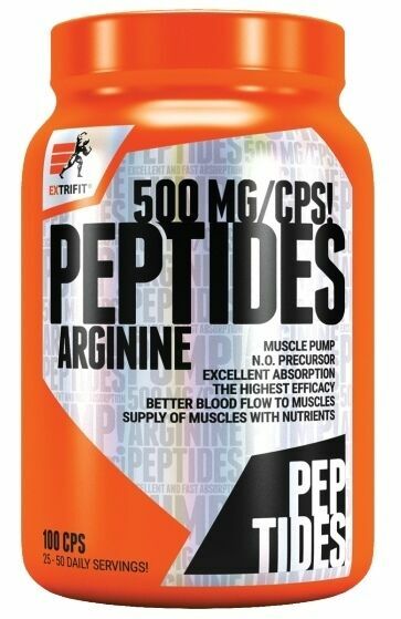Extrifit Arginine Peptides 500mg 100 kapslí porovnat ceny