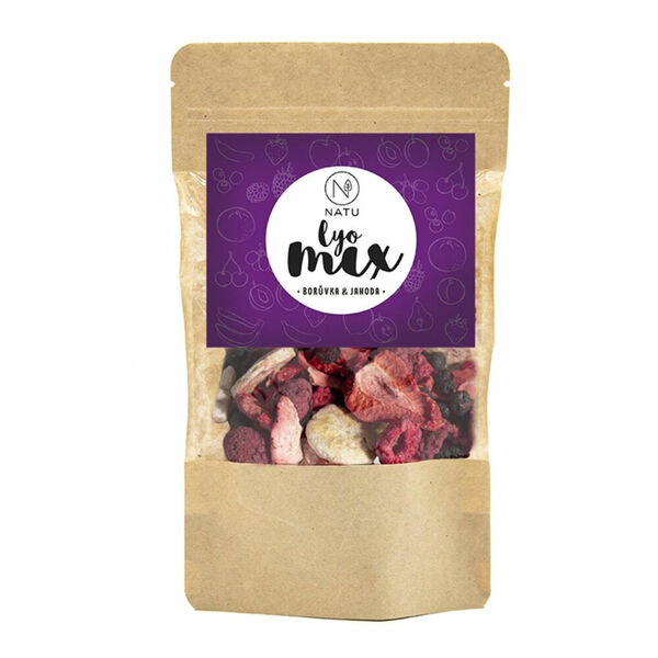 NATU Lyo mix borůvka & jahoda 35 g porovnat ceny