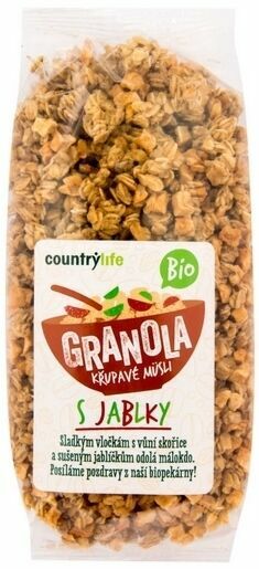 Country Life Granola - Křupavé müsli s jablky BIO 350g porovnat ceny