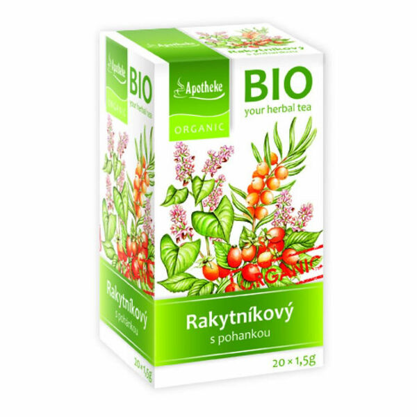 APOTHEKE Rakytníkový čaj s pohankou BIO 20x1,5 g porovnat ceny