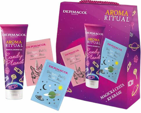 Dermacol DB Aroma Ritual Candy planet + Metalické masky porovnat ceny