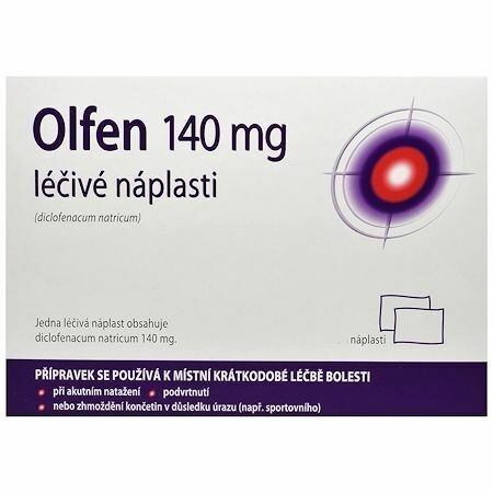 Olfen 140mg 10 léčivých náplastí porovnat ceny
