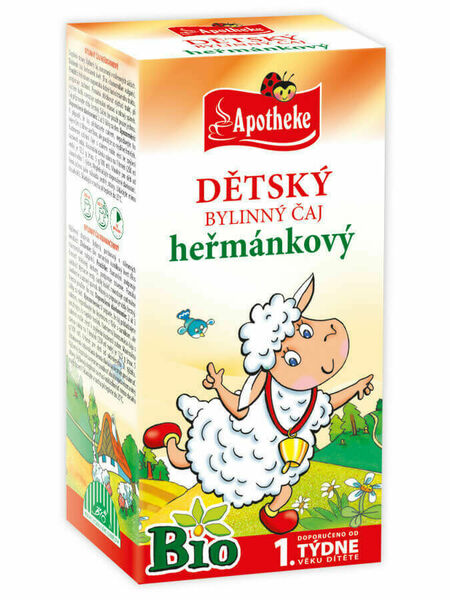 Apotheke Dětský čaj BIO heřmánkový 20x1g porovnat ceny