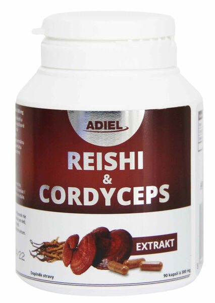 Adiel Reishi&Cordyceps 90 kapslí porovnat ceny