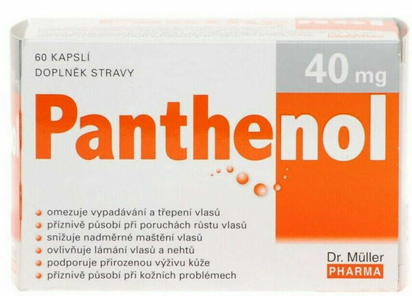 Dr.Müller Panthenol 40mg 60 kapslí porovnat ceny