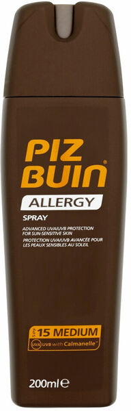 PIZ BUIN SPF15 Allergy Spray 200ml porovnat ceny