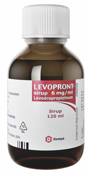 Levopront Sirup perorální sirup 120ml porovnat ceny