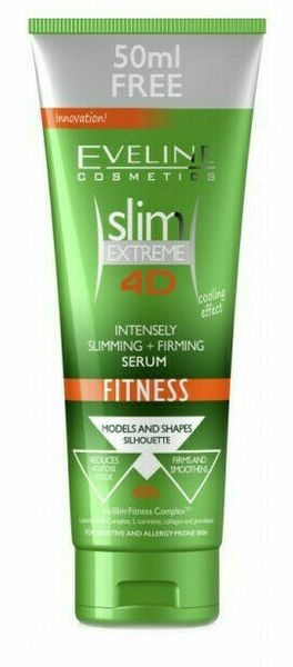 Eveline Cosmetics  Eveline SLIM 4D Fitness intenz.sérum celulit.250ml porovnat ceny