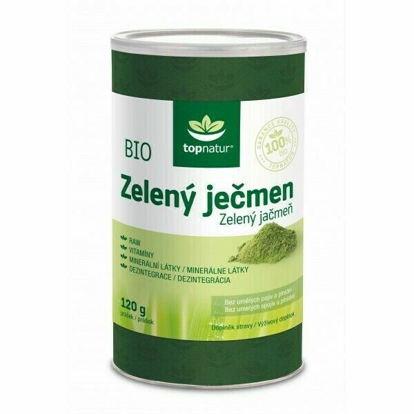 Topnatur BIO Zelený ječmen 120g porovnat ceny