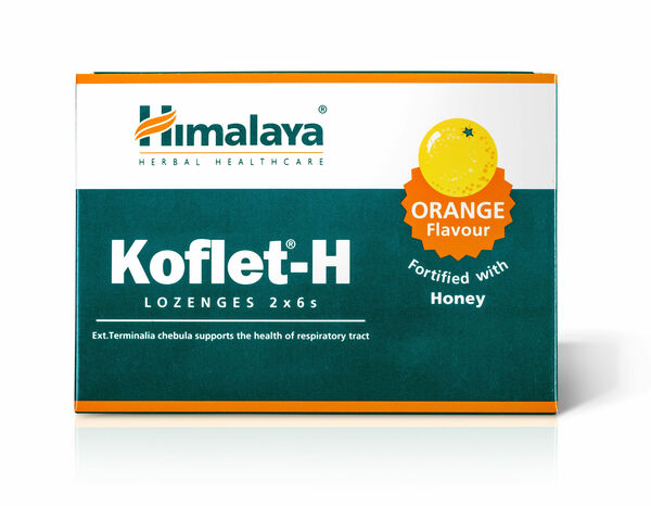 Himalaya Herbals Koflet-H Orange pastilky s medem 12 ks porovnat ceny