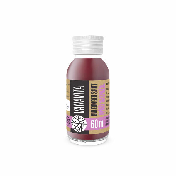 VanaVita Bio zázvorový shot s aronií 60ml porovnat ceny