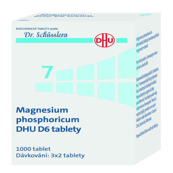 DR. SCHÜSSLERA Magnesium phosphoricum DHU D6 No.7 1000 tablet porovnat ceny