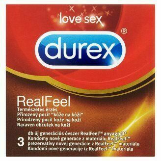 Prezervativ Durex Real Feel 3 ks porovnat ceny