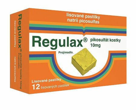 Regulax Pikosulfát kostky 10mg Lisovaná pastilka porovnat ceny