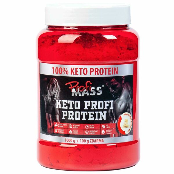 Profimass Keto Profi Protein bílá čokoláda 1100g porovnat ceny