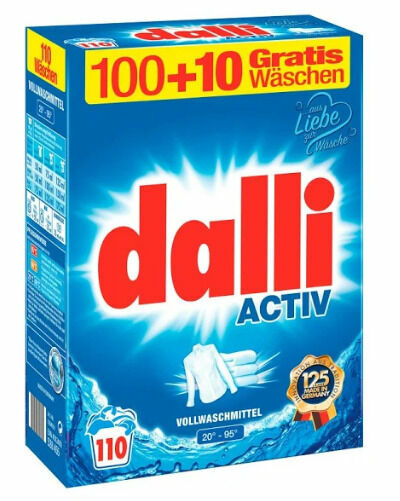 Dalli Activ Univerzální prací prášek 100+10 dávek, 7,15Kg porovnat ceny