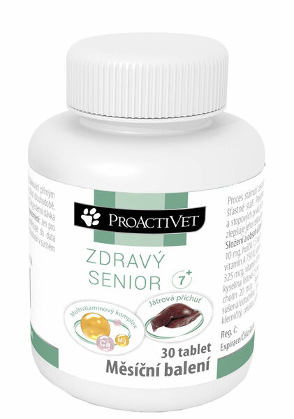Proactivet Zdravý senior 7+ Multivitamin 30 tablet porovnat ceny