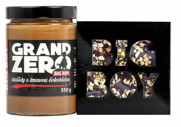 BIG BOY Grand zero tmavá čokoláda 550g + Tmavá čokoláda s pistáciemi 100g porovnat ceny