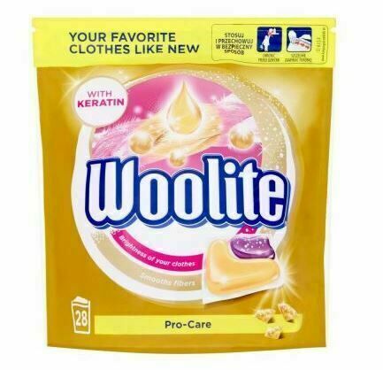 Woolite Pro-Care Gelové kapsle na praní 28ks porovnat ceny