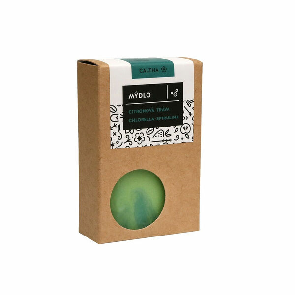 CALTHA  Tuhé mýdlo Citronová tráva s chlorelou a spirulinou 100 g porovnat ceny