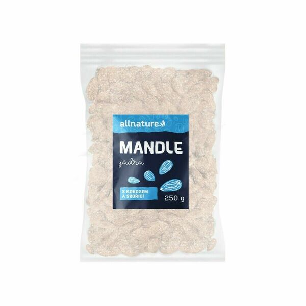 Allnature Mandle s kokosem a skořicí 250g porovnat ceny