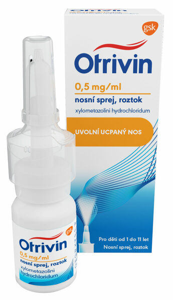 Otrivin pro děti 0,5mg/ml nosní sprej 10ml porovnat ceny