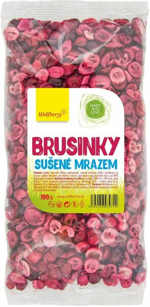 Wolfberry Brusinky lyofilizované 100g porovnat ceny