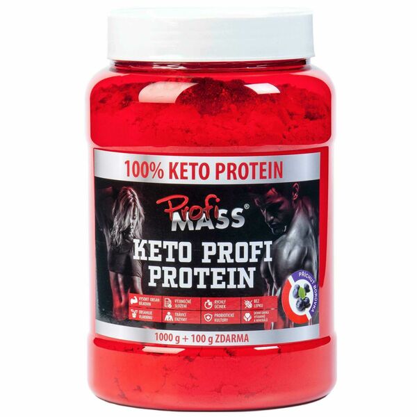 Profimass Keto Profi Protein borůvka 1100g porovnat ceny