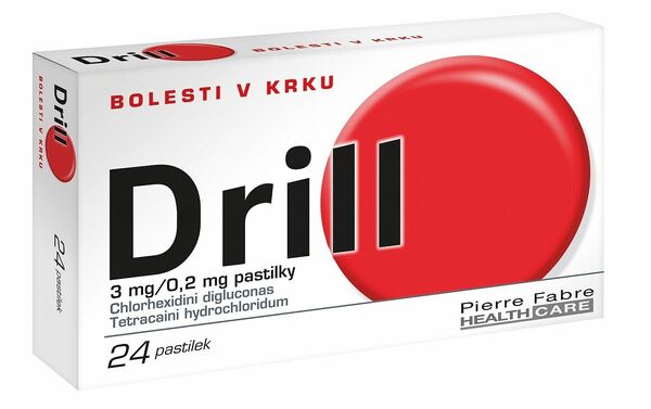 Drill pastilky na bolest v krku 24ks porovnat ceny