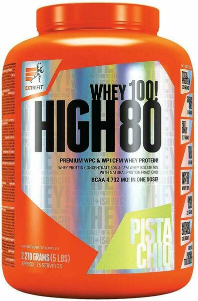 Extrifit High Whey 80 2,27kg pistácie porovnat ceny