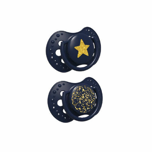 Lovi Dudlík silikonový dynamický Stardust 6-18m 2ks blue porovnat ceny