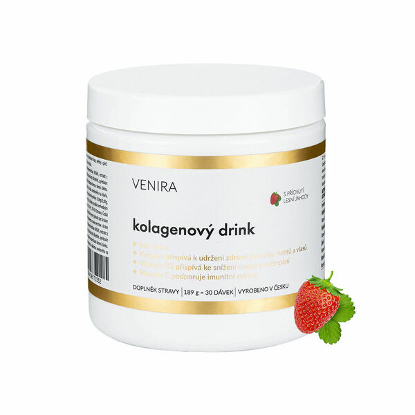 Venira Kolagenový drink, Lesní jahoda 189g porovnat ceny