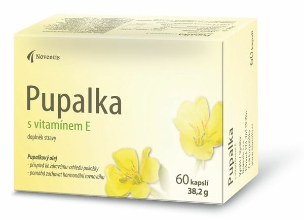 Noventis  Pupalka s vitamínem E 60 kapslí porovnat ceny