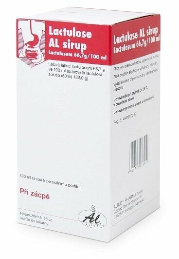 Lactulose AL Sirup perorální sirup 500ml porovnat ceny