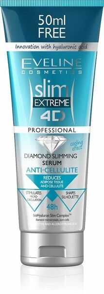 Eveline Cosmetics  Eveline SLIM 4D Zeštíhl. sérum proti celulit.250ml porovnat ceny