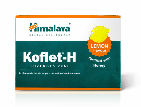 Himalaya Herbals Koflet-H Lemon pastilky s medem 12 ks porovnat ceny