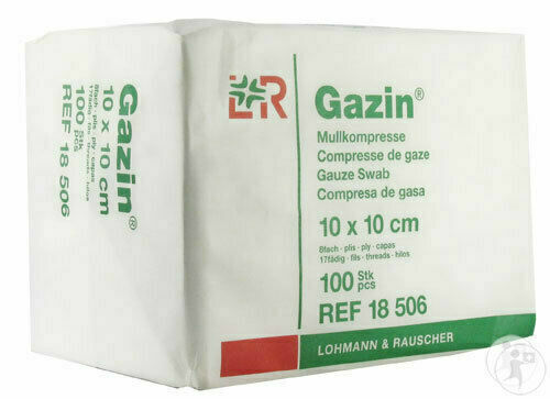 Gáza hydrofil.skl.kompr.Gazin 10x10cm/100ks 8vrst. porovnat ceny