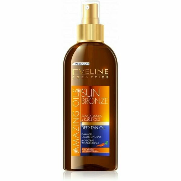 Eveline Cosmetics  Eveline SunCare hluboko opalovací olej SPF 0 - sprej 150ml porovnat ceny