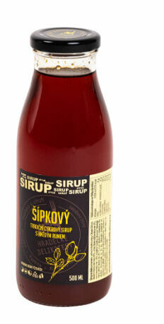 Hradecké delikatesy Šípkový sirup s rumem 500ml porovnat ceny