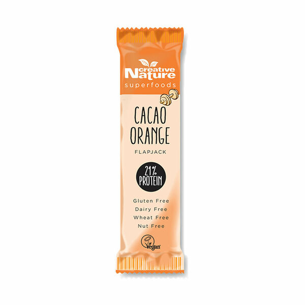 CREATIVE NATURE Protein Flapjack s kakaem a pomerančem 40g porovnat ceny
